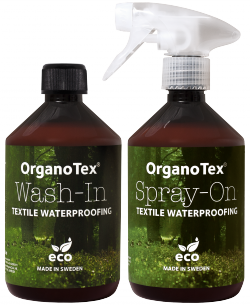 OrganoTex Textile Waterproofing WASH-IN & SPRAY-ON