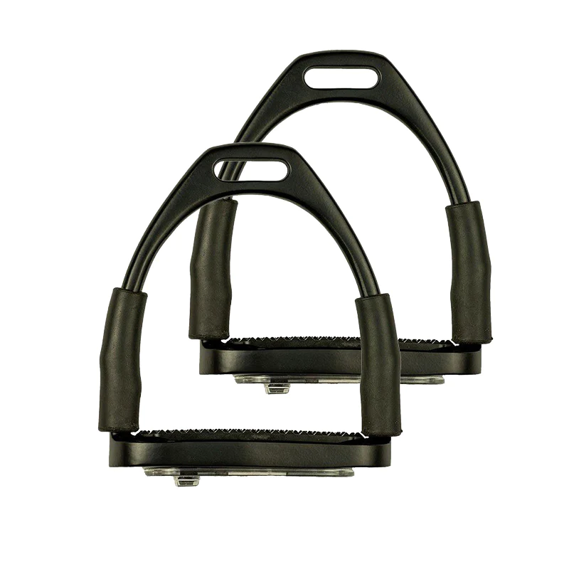 Safety-Flex Stirrups Black Matt incl. LEDs