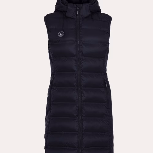 Ally Light Long Vest Jet Black